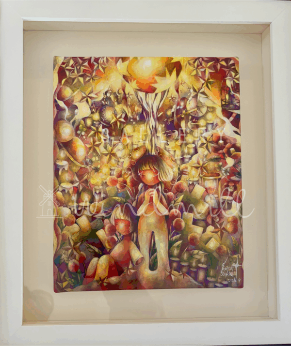 さかいふうか「かみさまのいないせいかつ」（複製画）
